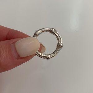 Tiffany & Co. Bamboo Ring Sterling Silver, Size 5